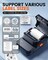 M100 Bluetooth Label Maker Machine with Tape Portable Address Barcode Printer Inkless Thermal Label Printer for Small Business, Office, Home & School Organization (0.78"–2" Width)